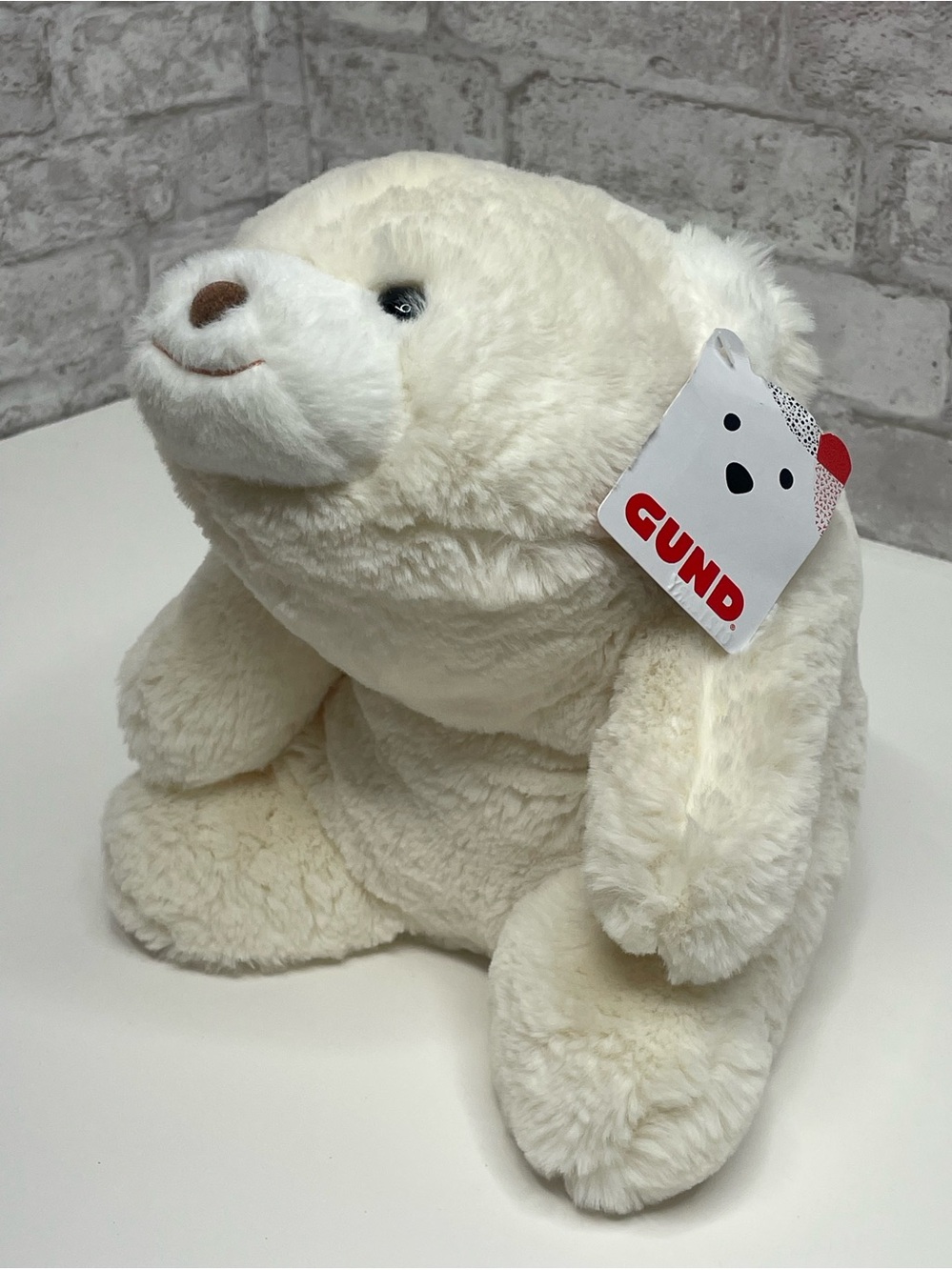 Gund White Polar Bear Snuffles Plush 10" Stuffed Animal NWT Lovey Toy
